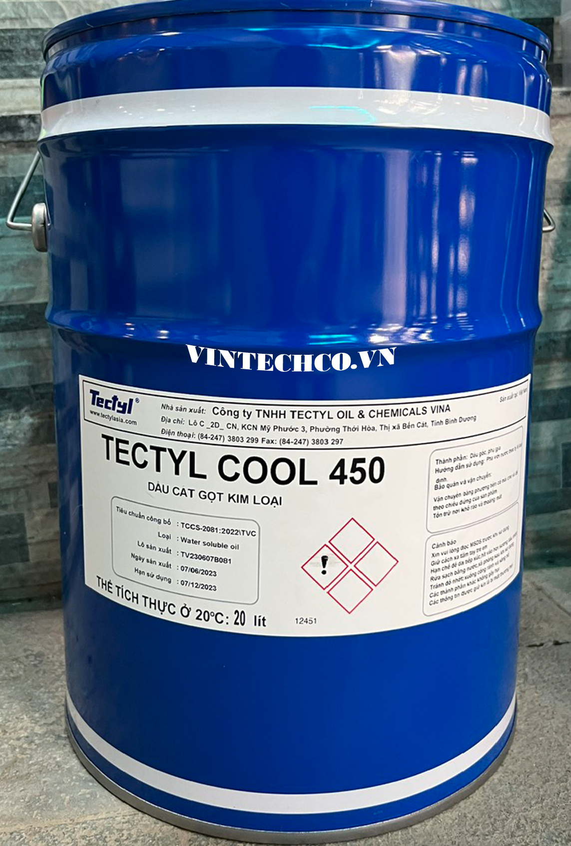 Dầu cắt gọt tổng hợp Tectyl Cool 450