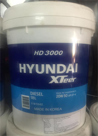 HYUNDAI XTEER HEAVY DUTY HD 3000 20W50 18L