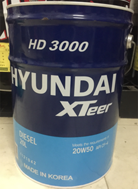 HYUNDAI XTEER HEAVY DUTY HD 3000 20W50 20L