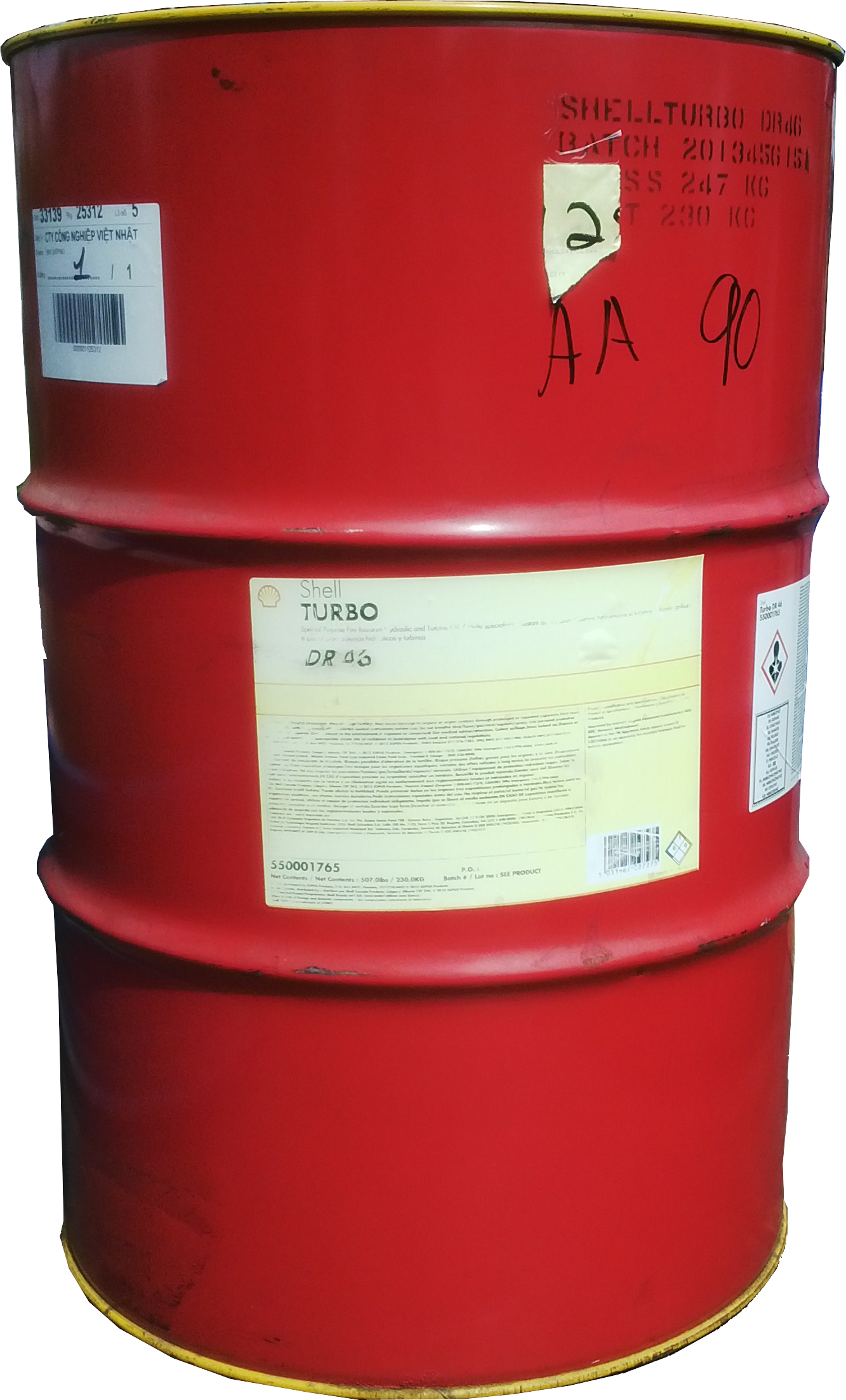 Thuỷ lực chống cháy Shell Turbo DR 46