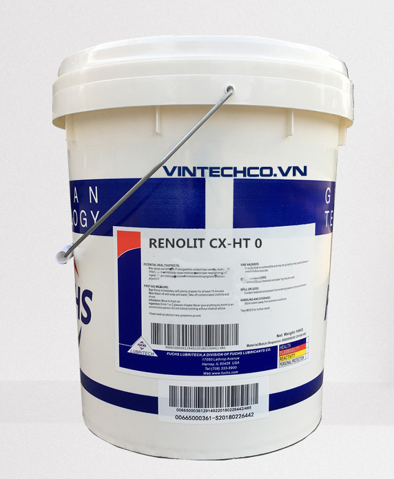 Mỡ chịu nhiệt Fuchs Renolit CX-HT 0